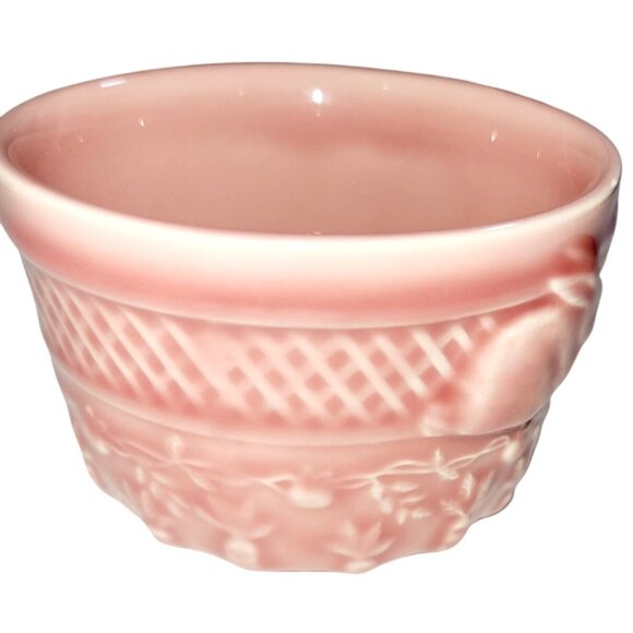 Vintage Bordallo Pinheiro Rabbit Pink Majolica Cup Portugal 6 Oz Tea/Coffee Mug - Picture 4 of 8